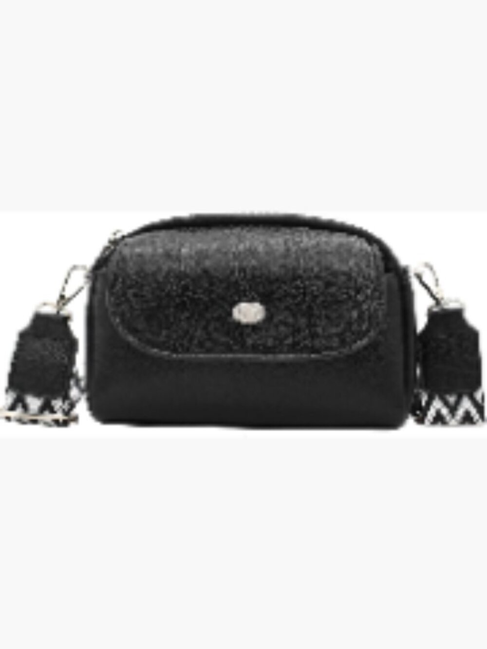 PU Leather Crossbody Sling Handbag Shoulder Purse with Zipper